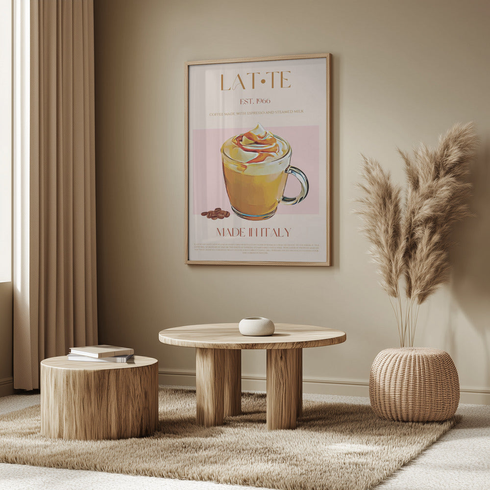 Cremiger Latte-Genuss | Poster
