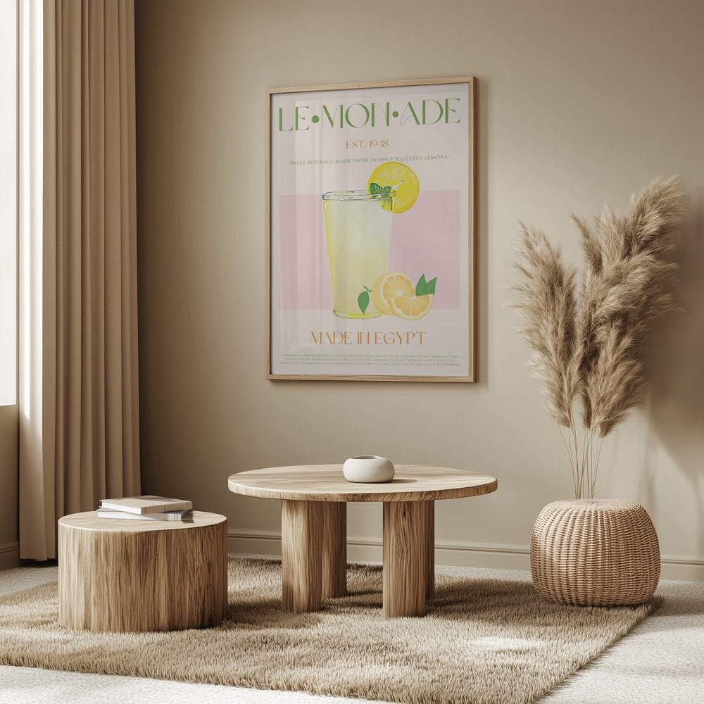 Refreshing Glass of Lemonade | Poster