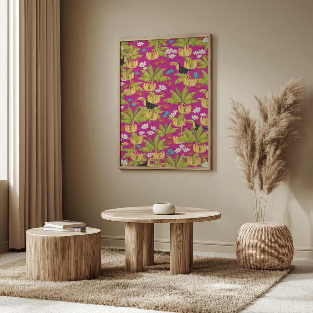 Bananas And Toucans Pattern | Poster
