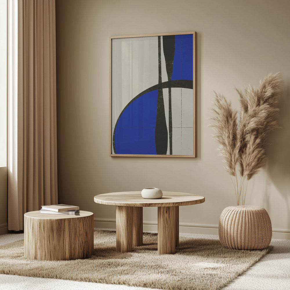 Blaue Eleganz | Poster