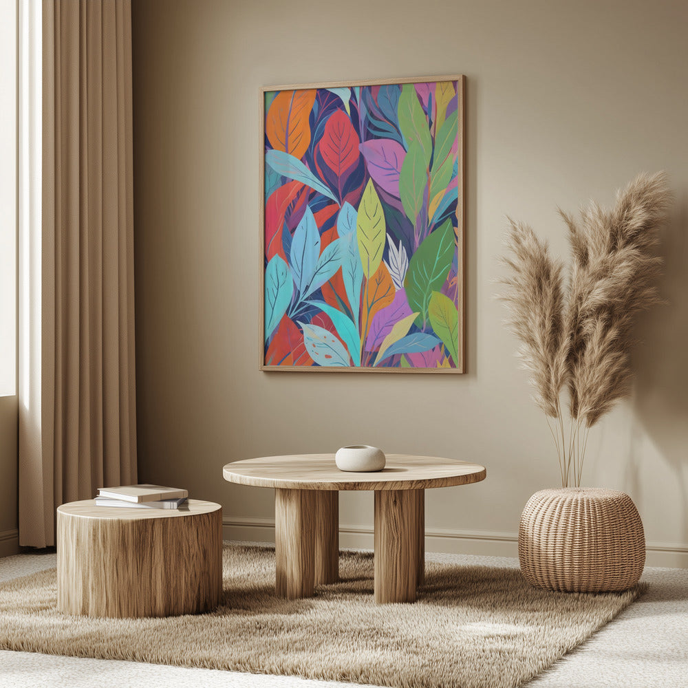 Colorful Leaves Forest | Poster