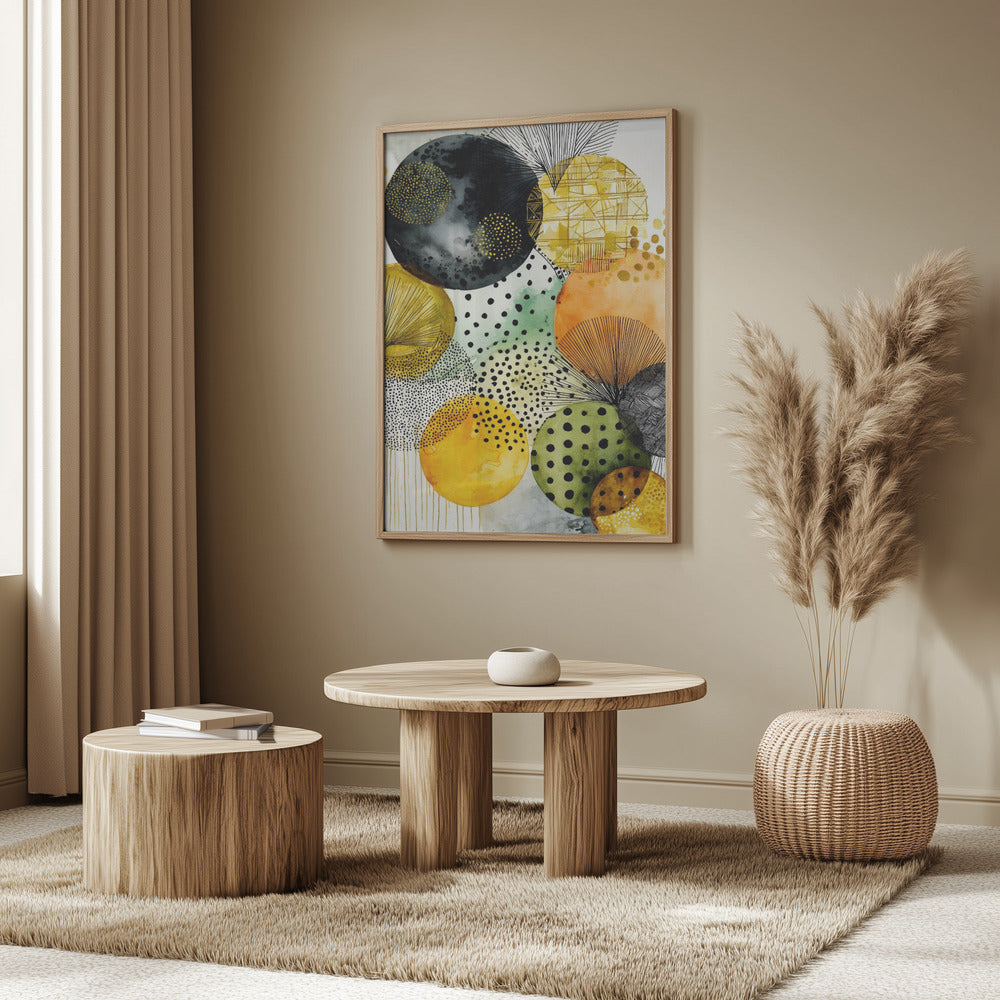 Composition with Overlapping Circles | Poster