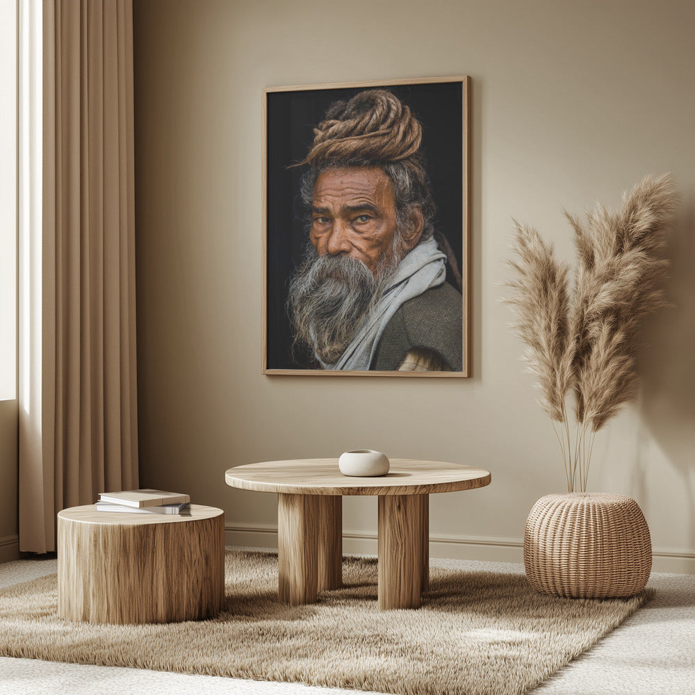 Portrait of a Sadhu... | Poster