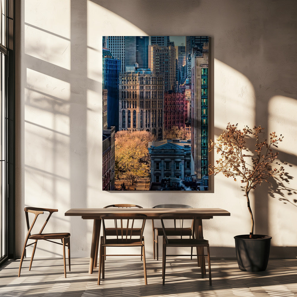 La vie en ville | Tableaux sur Toile
