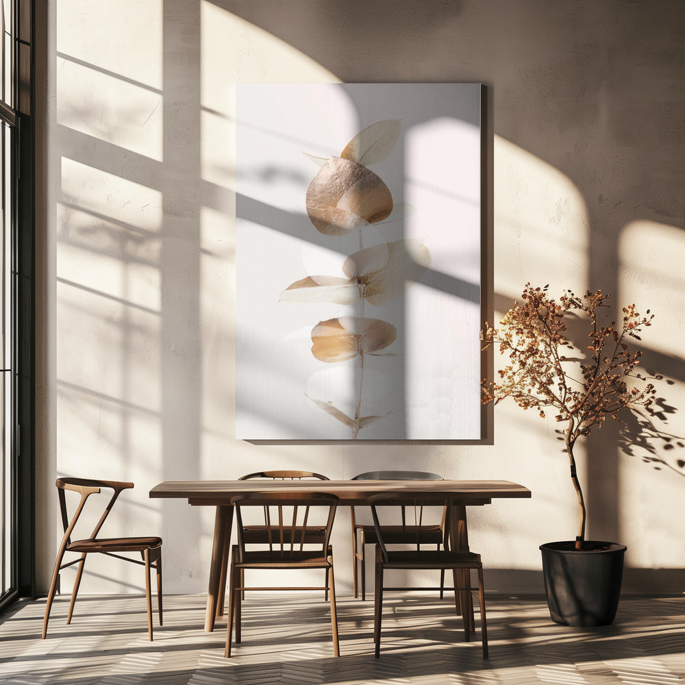 Eukalyptus Creative Gold 04 | Leinwand-Bilder