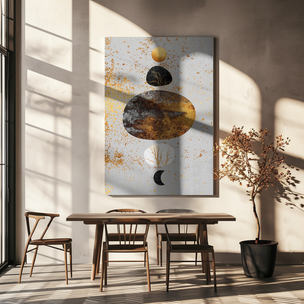 Sonne und Mond | Leinwand-Bilder