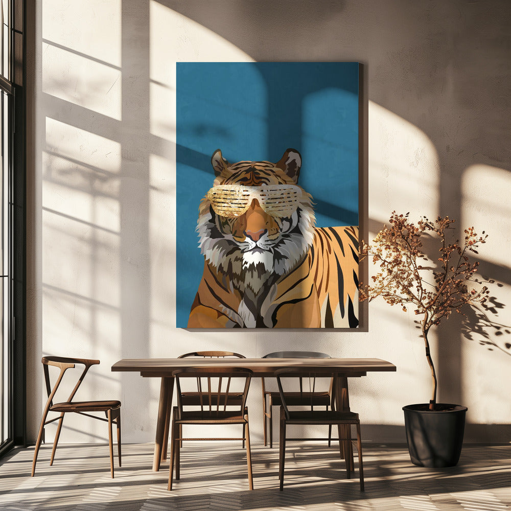 Hip-Hop-Tiger | Leinwand-Bilder