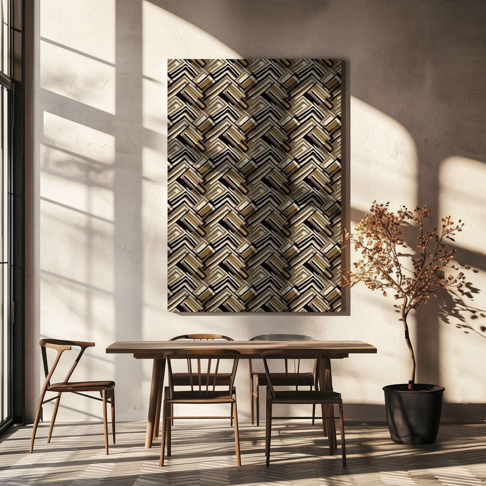Geometrischer Rhythmus | Leinwand