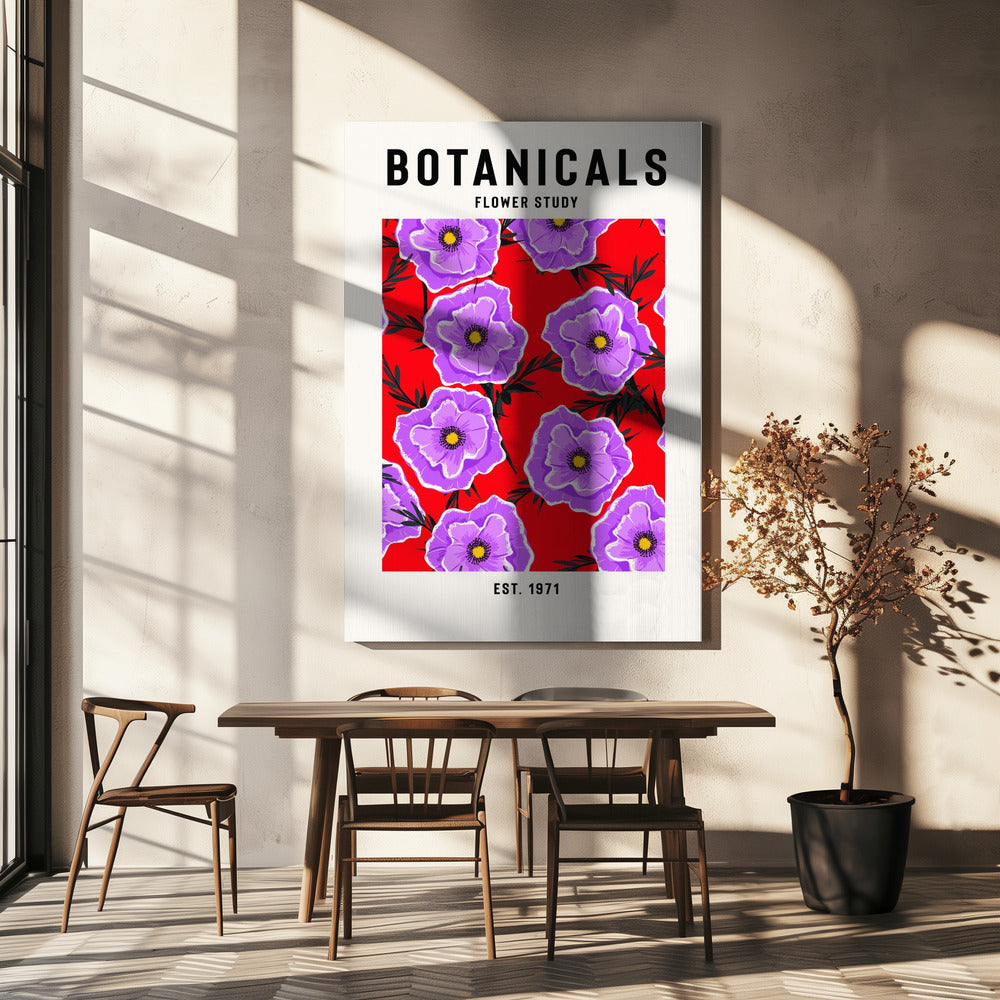 Botanicals Flower Study | Canvas