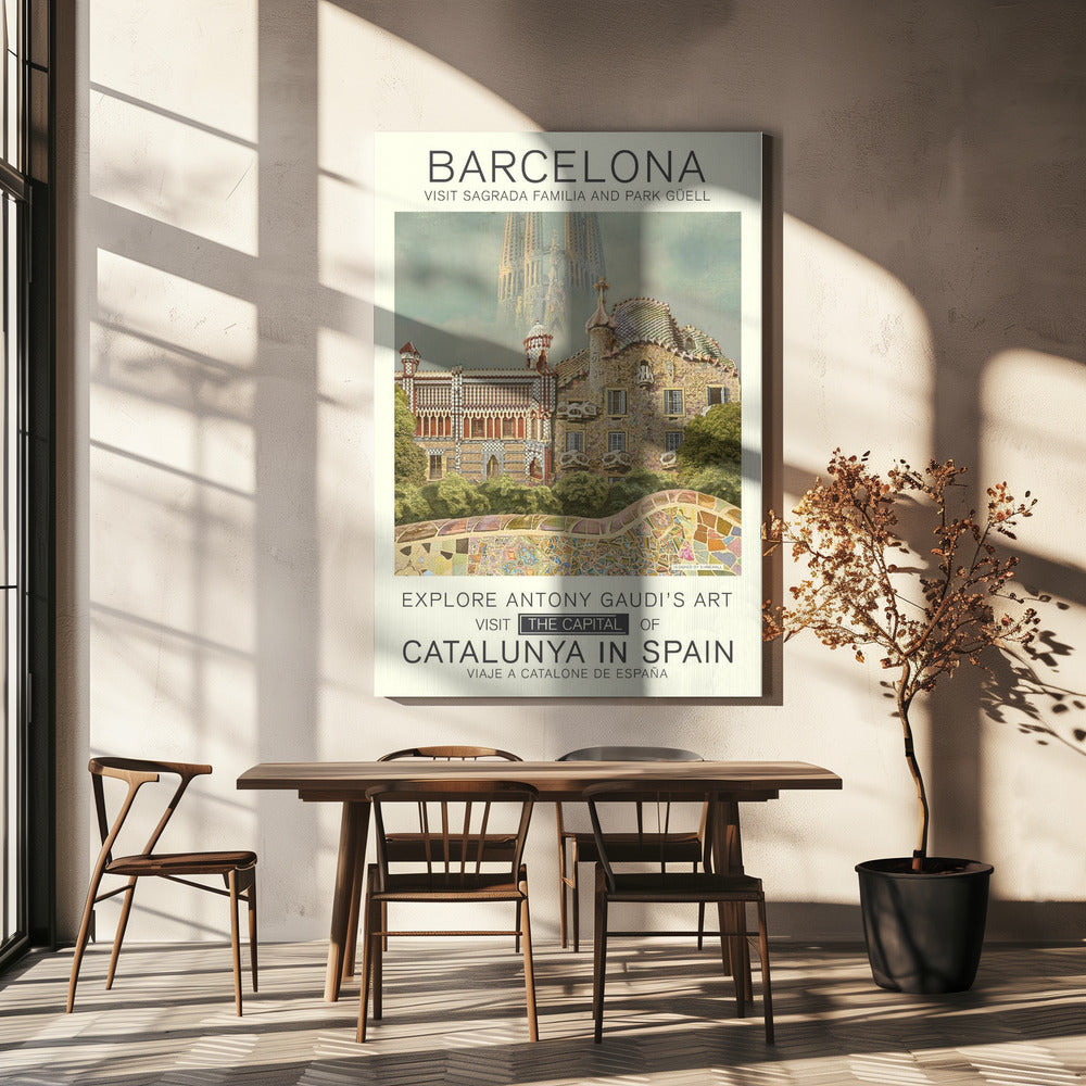 Barcelona print | Canvas