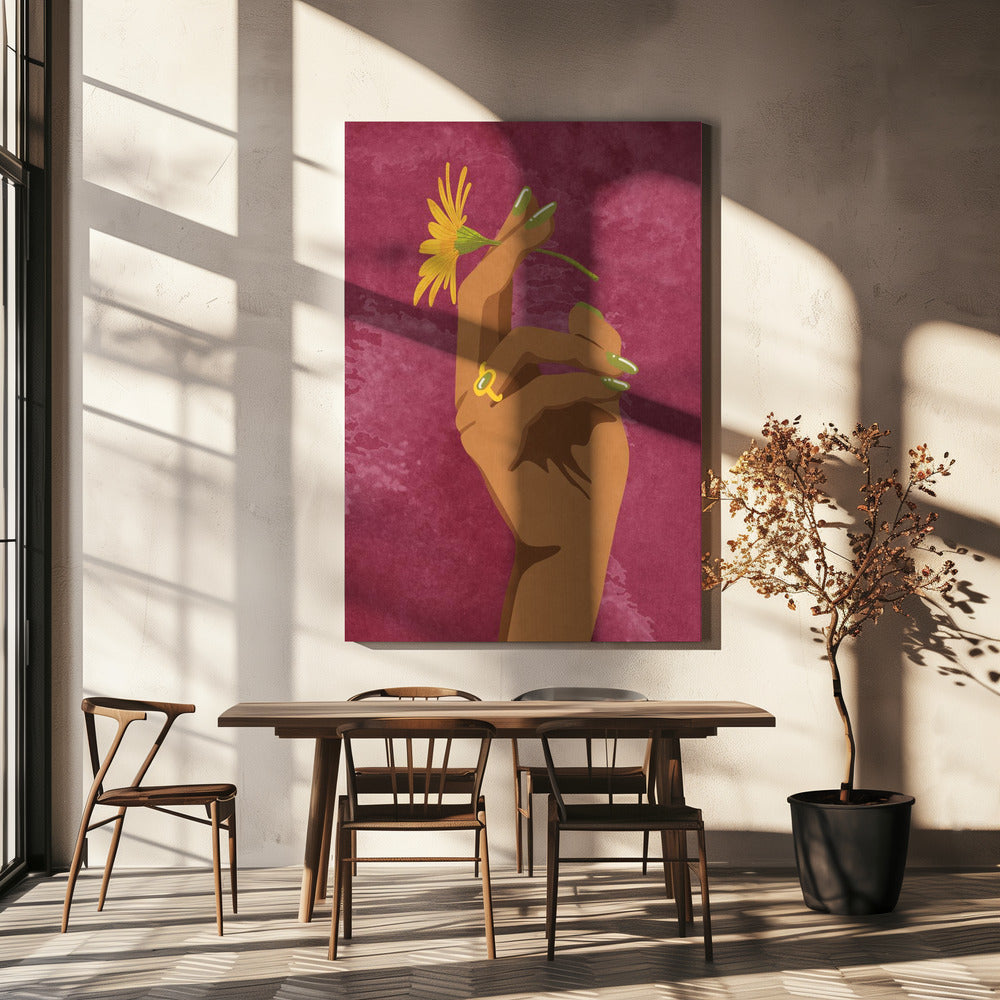 Smoking Flower | Canvas