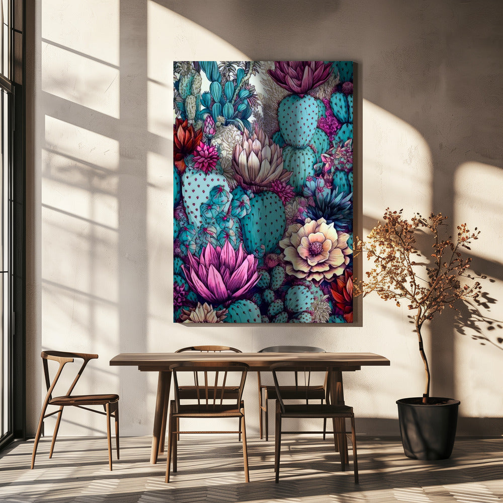Succulents and cactus 11 | Canvas