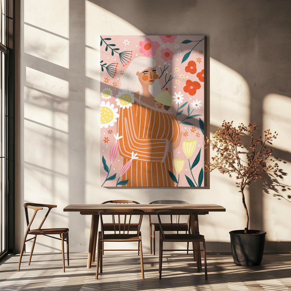 Blossom Embrace | Canvas