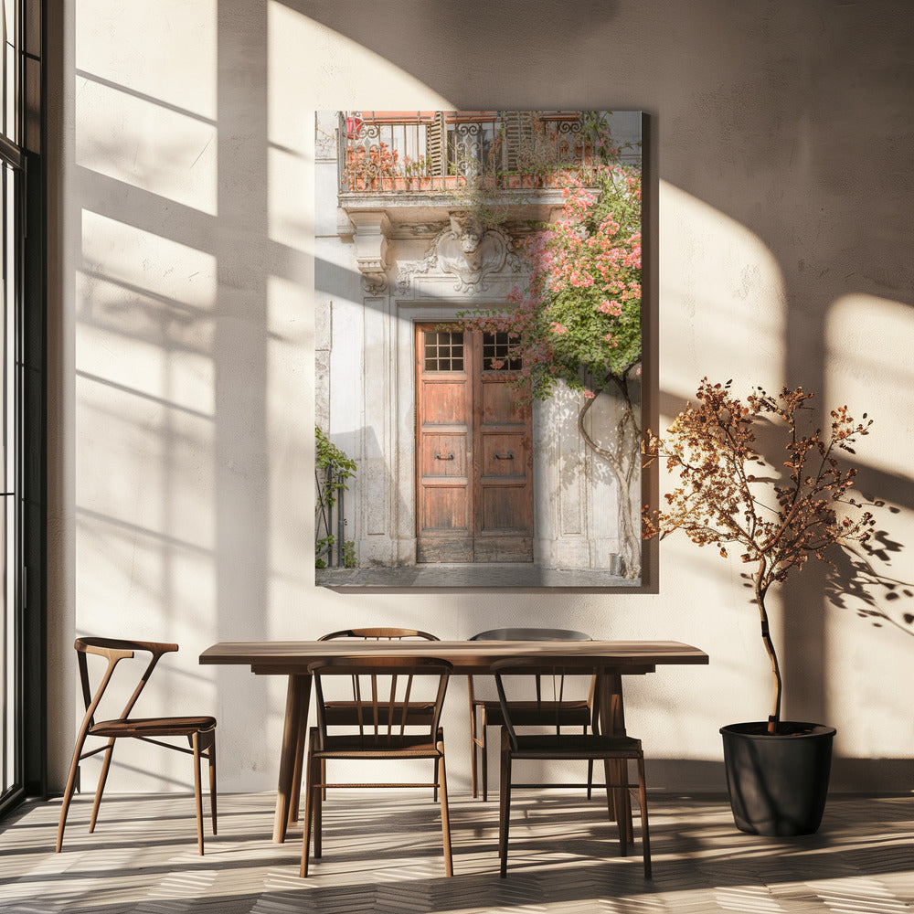 Floraler Eintrag | Leinwand