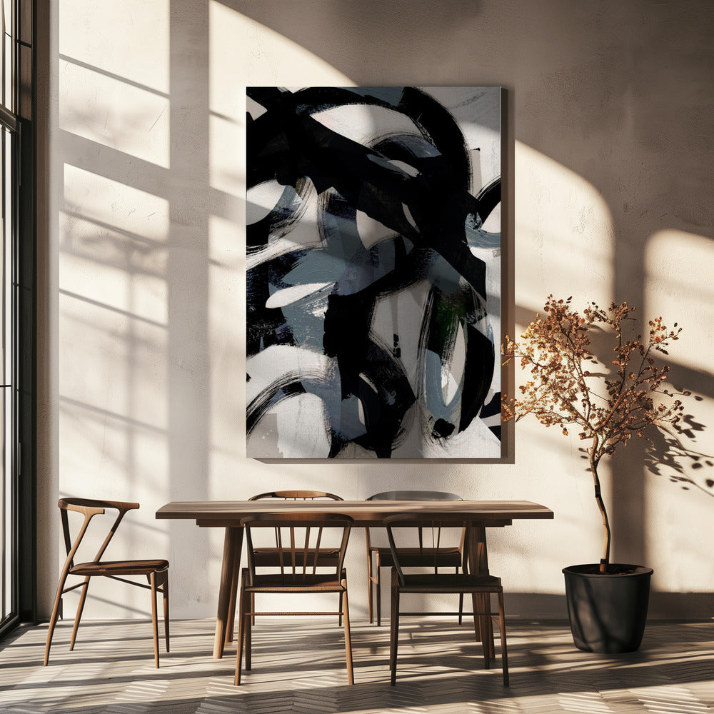 Abstract Brush Strokes 152 | Canvas