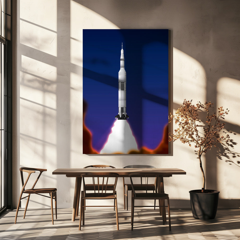 Apollo Saturn V | Leinwand