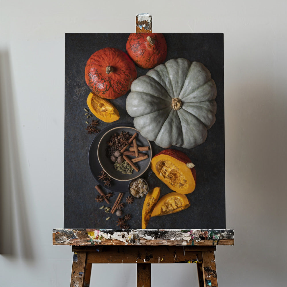 L'automne sur la table | Tableaux sur Toile