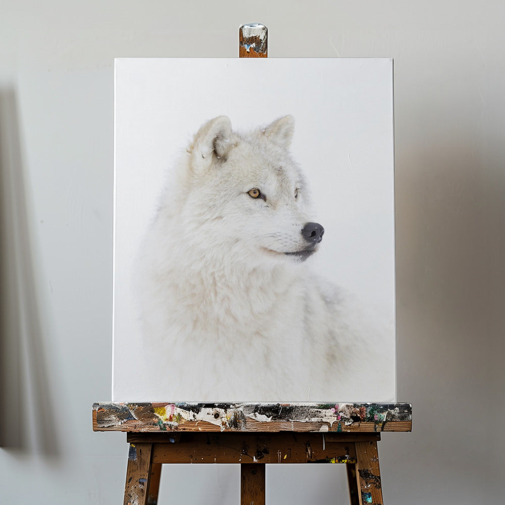 Portrait d'un loup arctique | Tableaux sur Toile