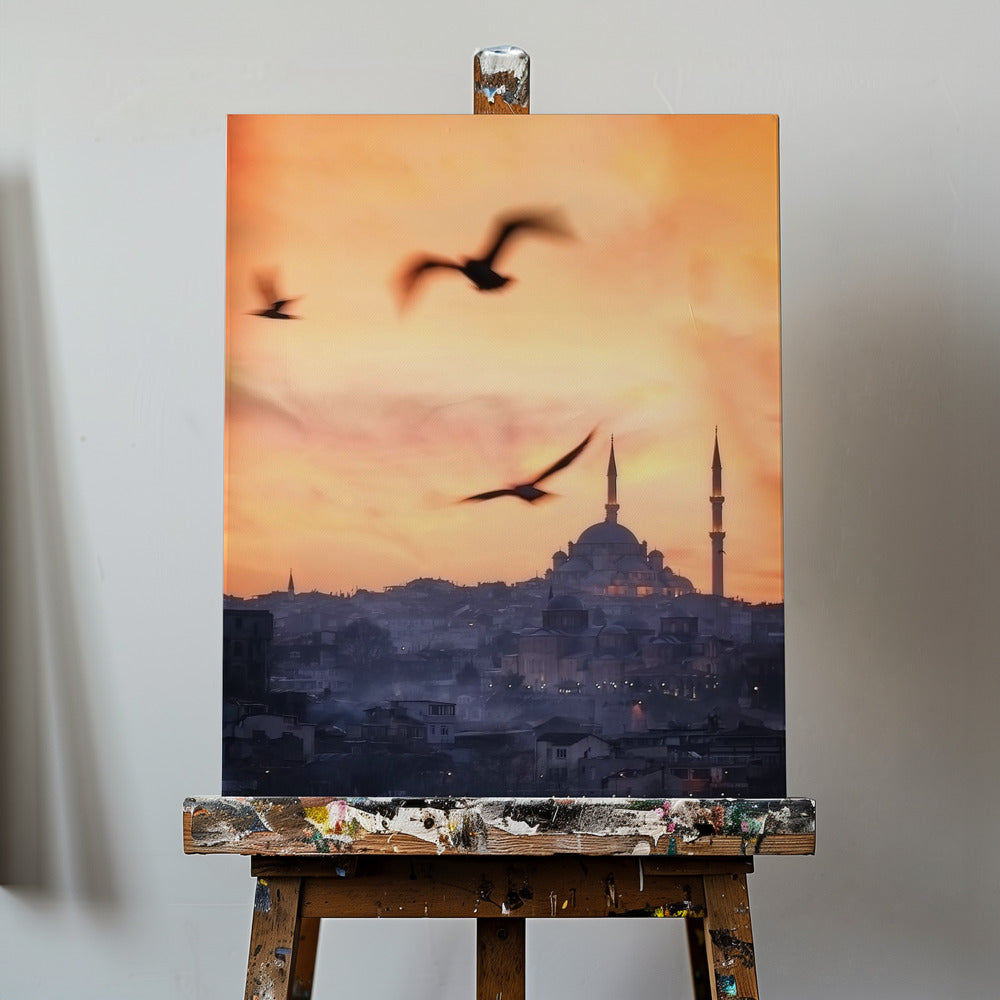 Auringonlasku Istanbulissa | Canvastaulut