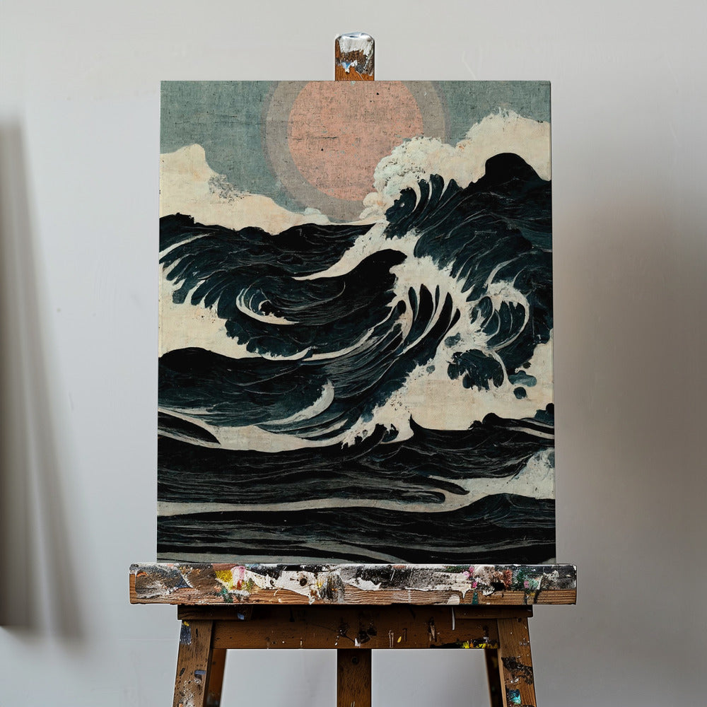 Vagues sauvages | Tableaux sur Toile
