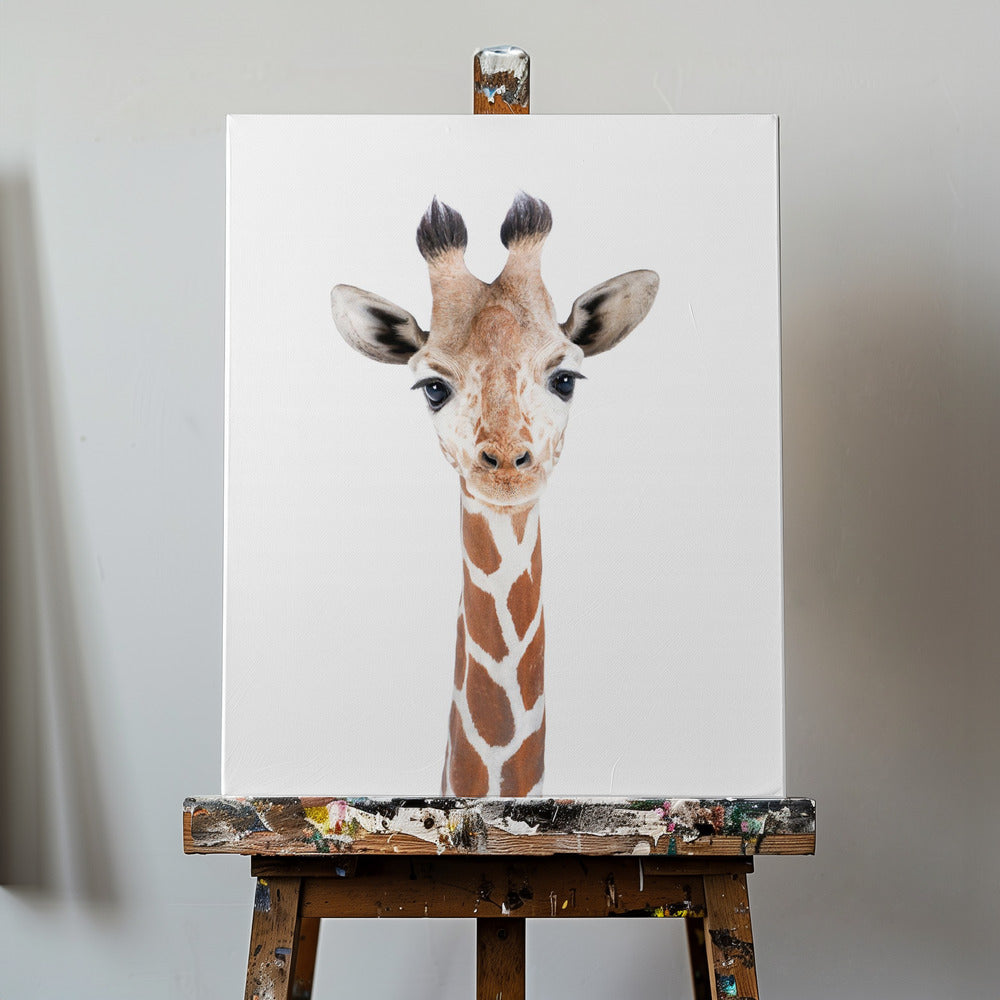 Bébé girafe | Tableaux sur Toile