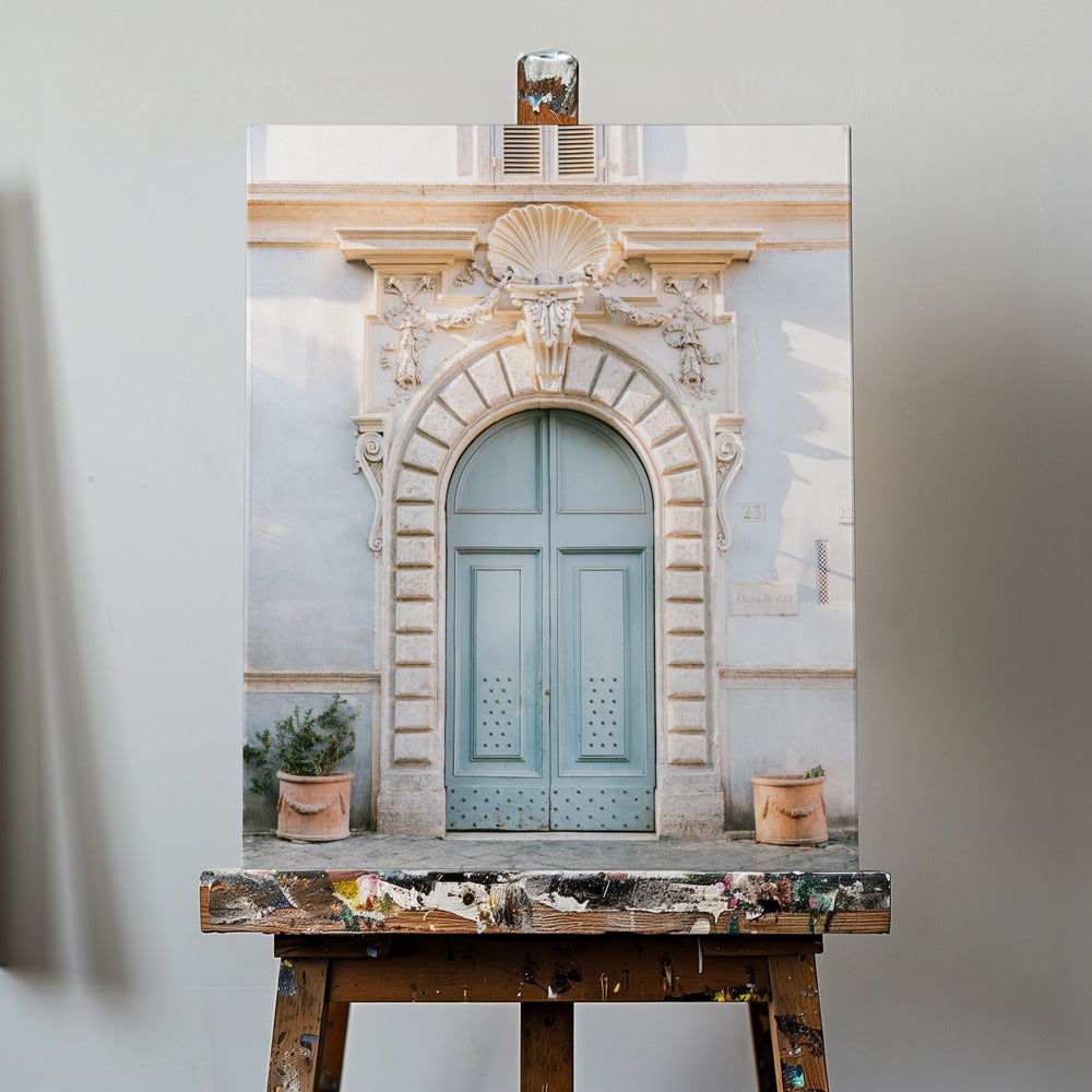 Blautöne von Rom – Italien-Reisefotografie | Leinwand-Bilder