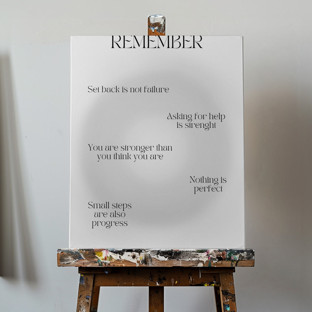 Motivierendes Aura-Poster | Leinwand
