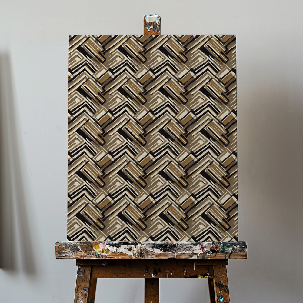 Geometrischer Rhythmus | Leinwand