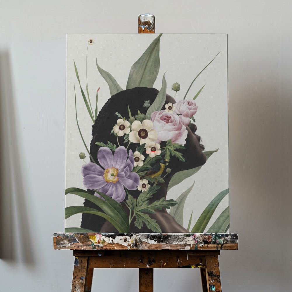 Purple flower | Canvas