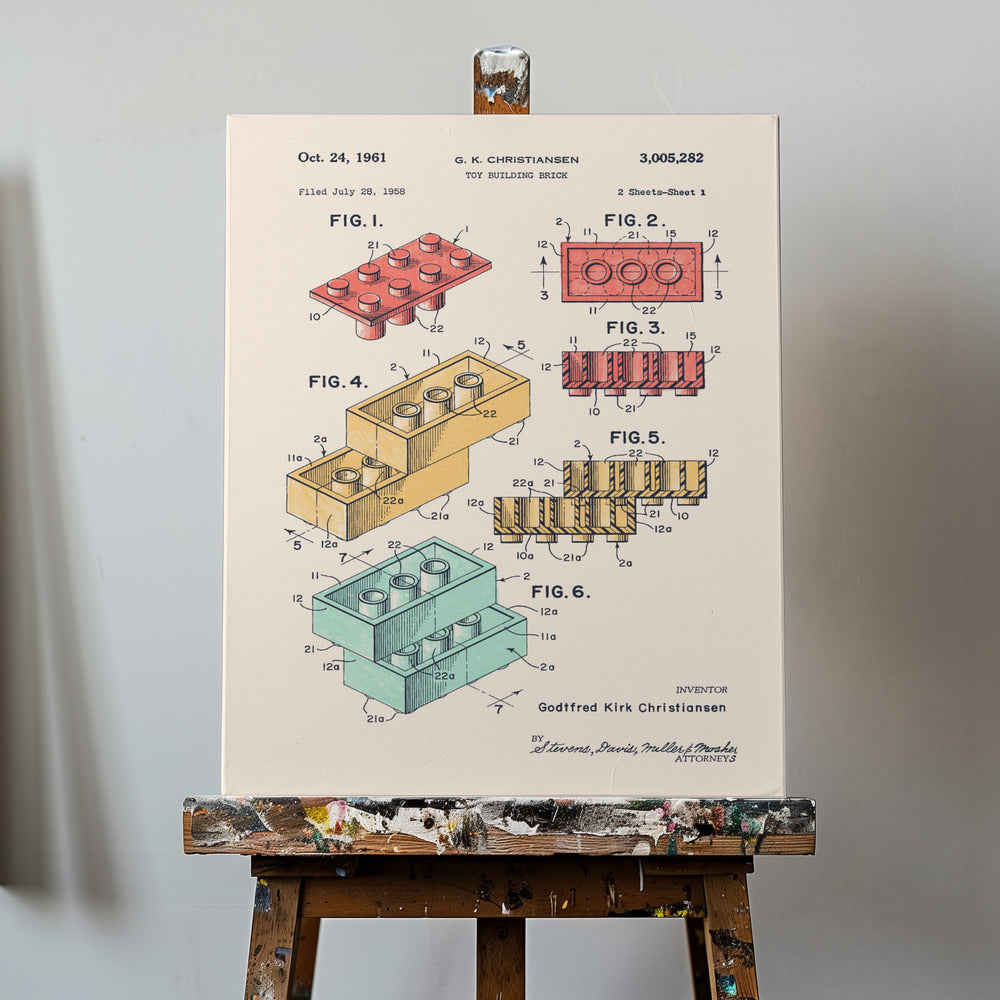 Colori Lego | Stampe su Tela
