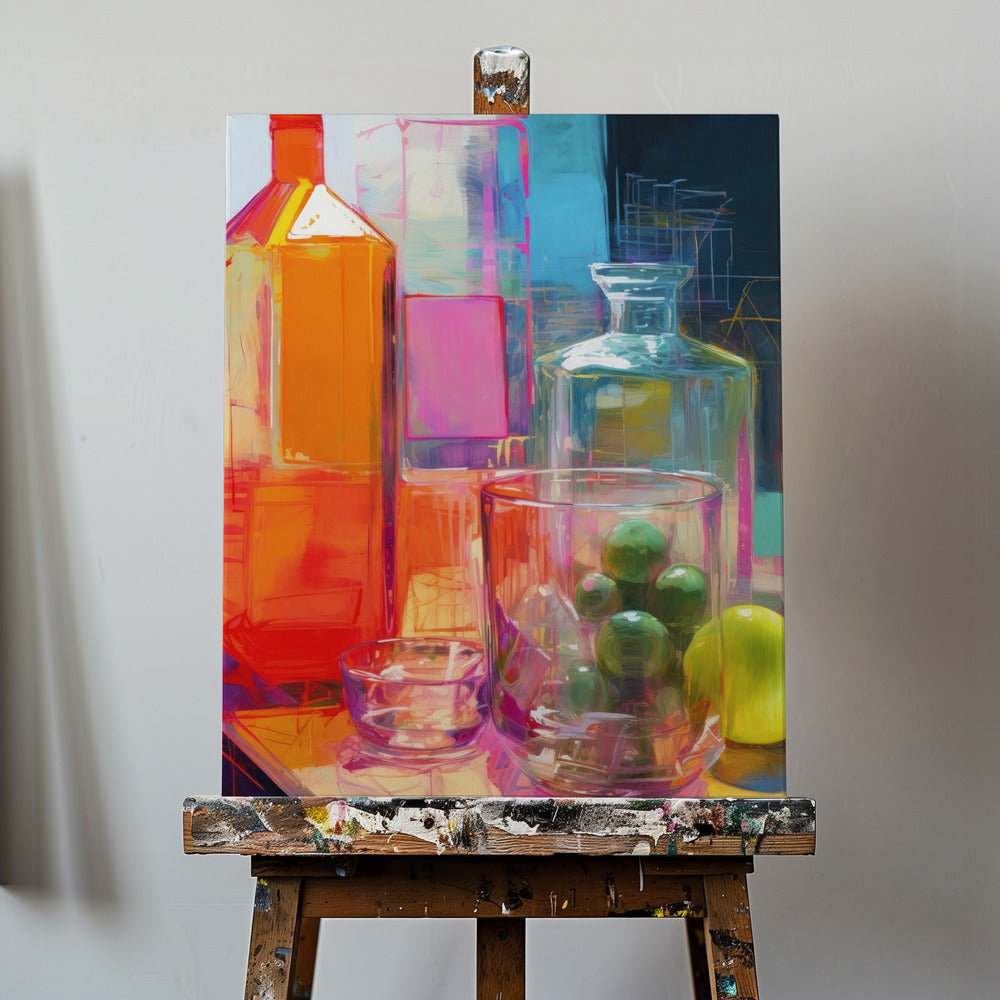Neonstilleben nr 2 | Canvas