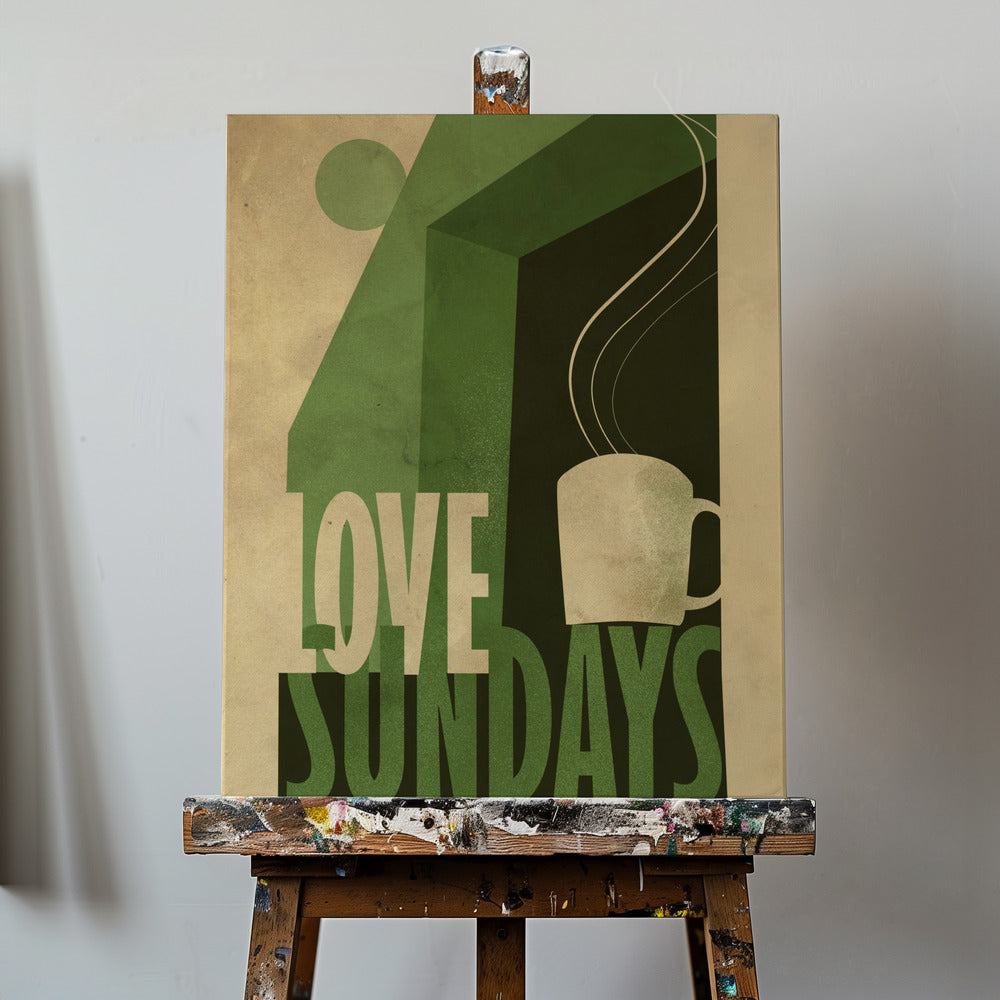 Love Sunday print | Canvas