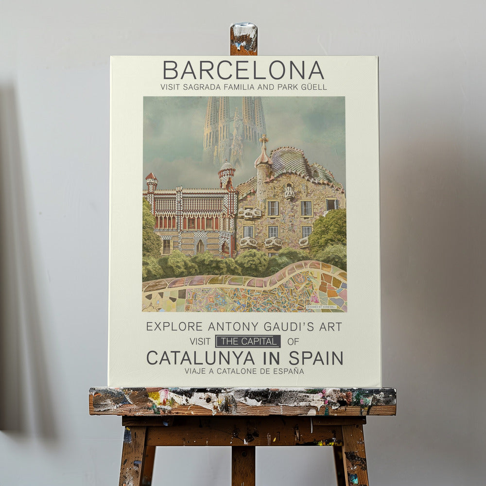 Barcelona print | Canvas