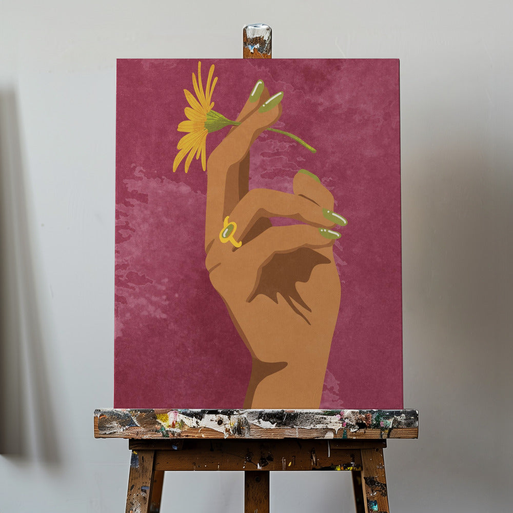 Smoking Flower | Canvas