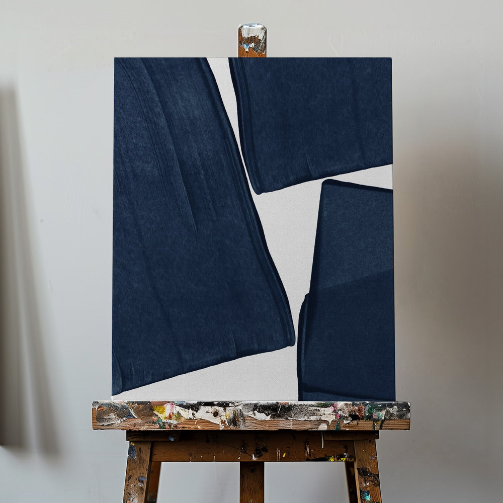 Minimalist Painting Blue III | Canvas