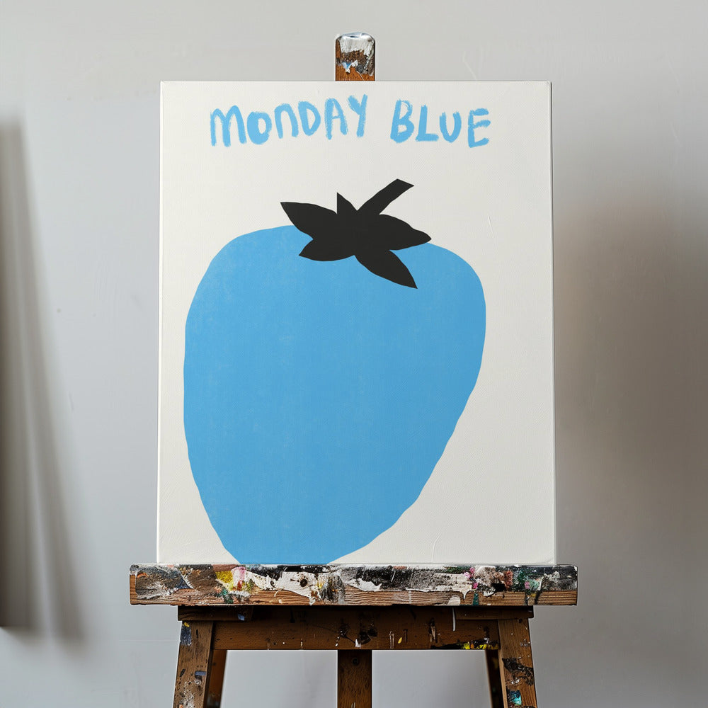 Blaubeermontag | Leinwand