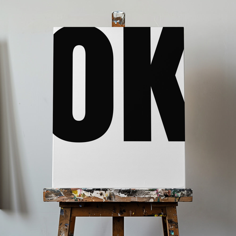 Bold Typography Statement | Canvas