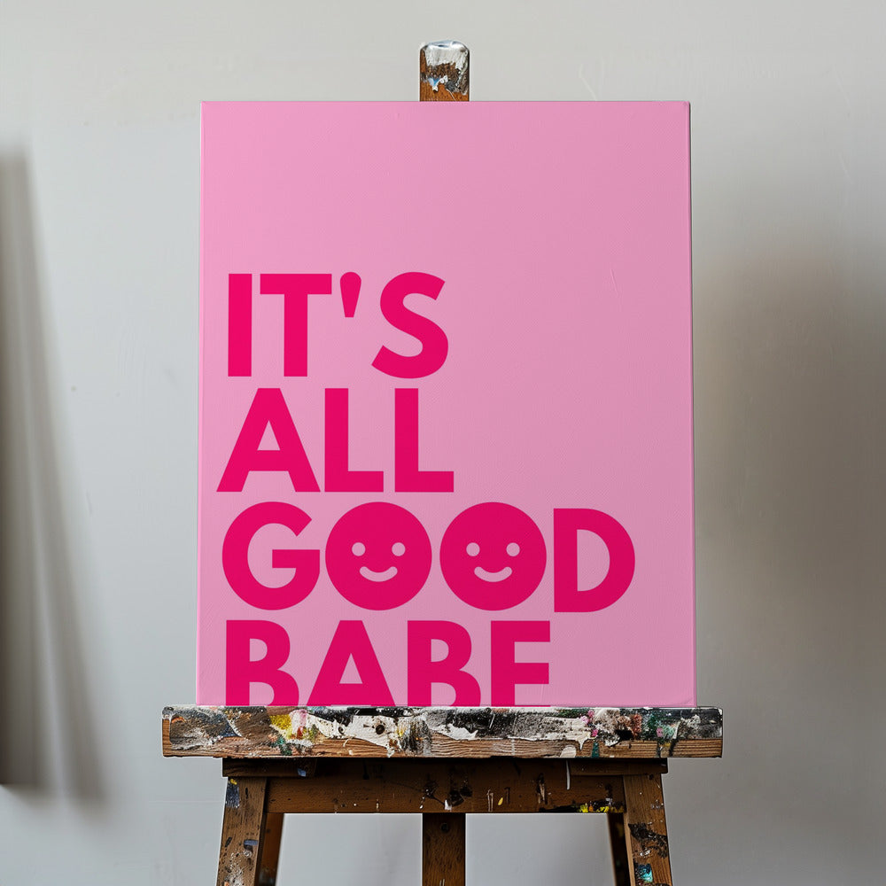 Pink Cheer Vibes | Canvas