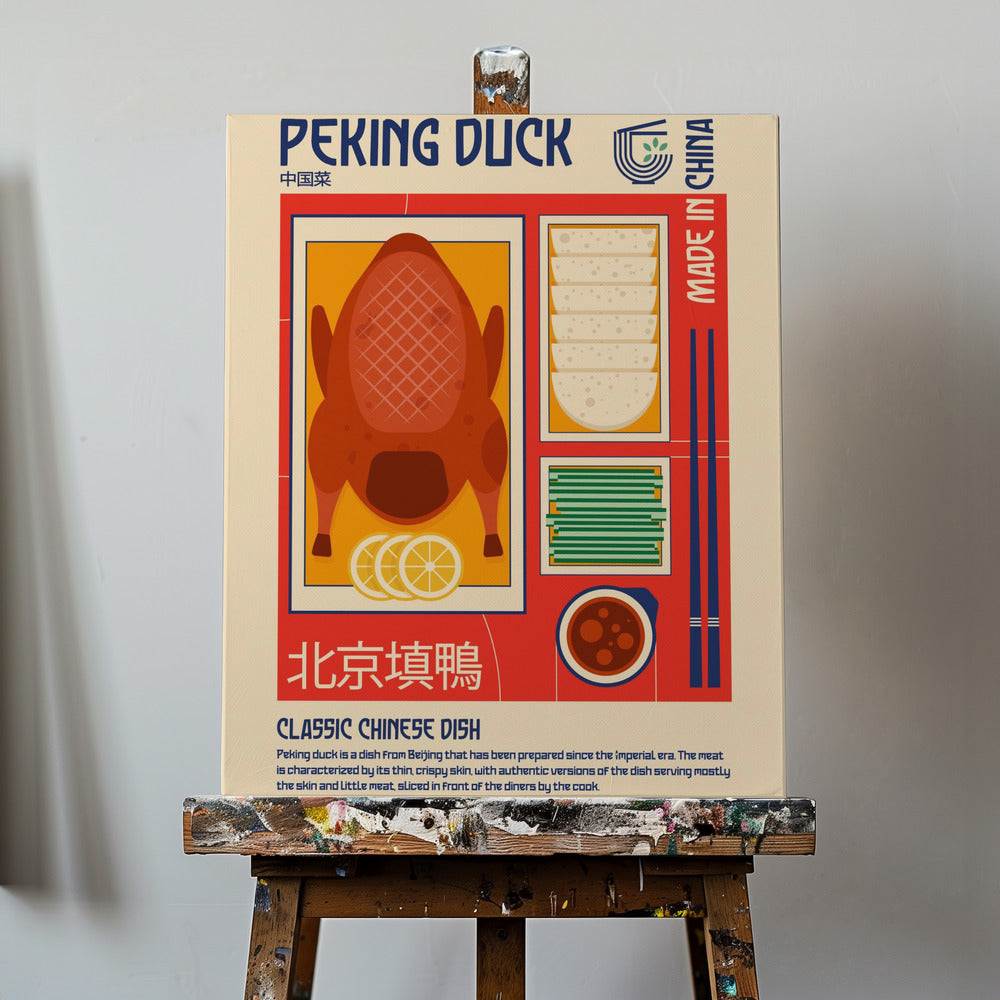 Peking Duck Japanese Food Print | Canvas