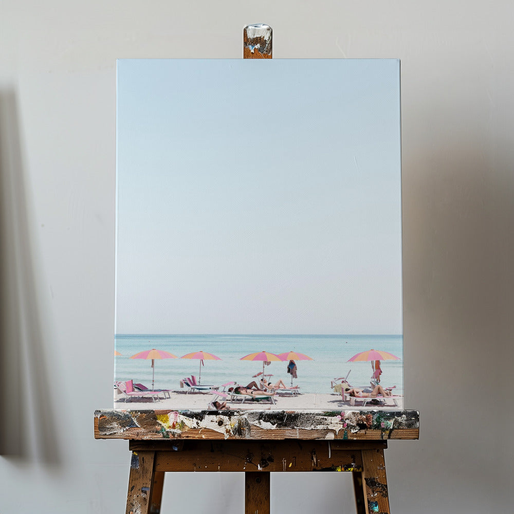 Strandleben 4 | Leinwand