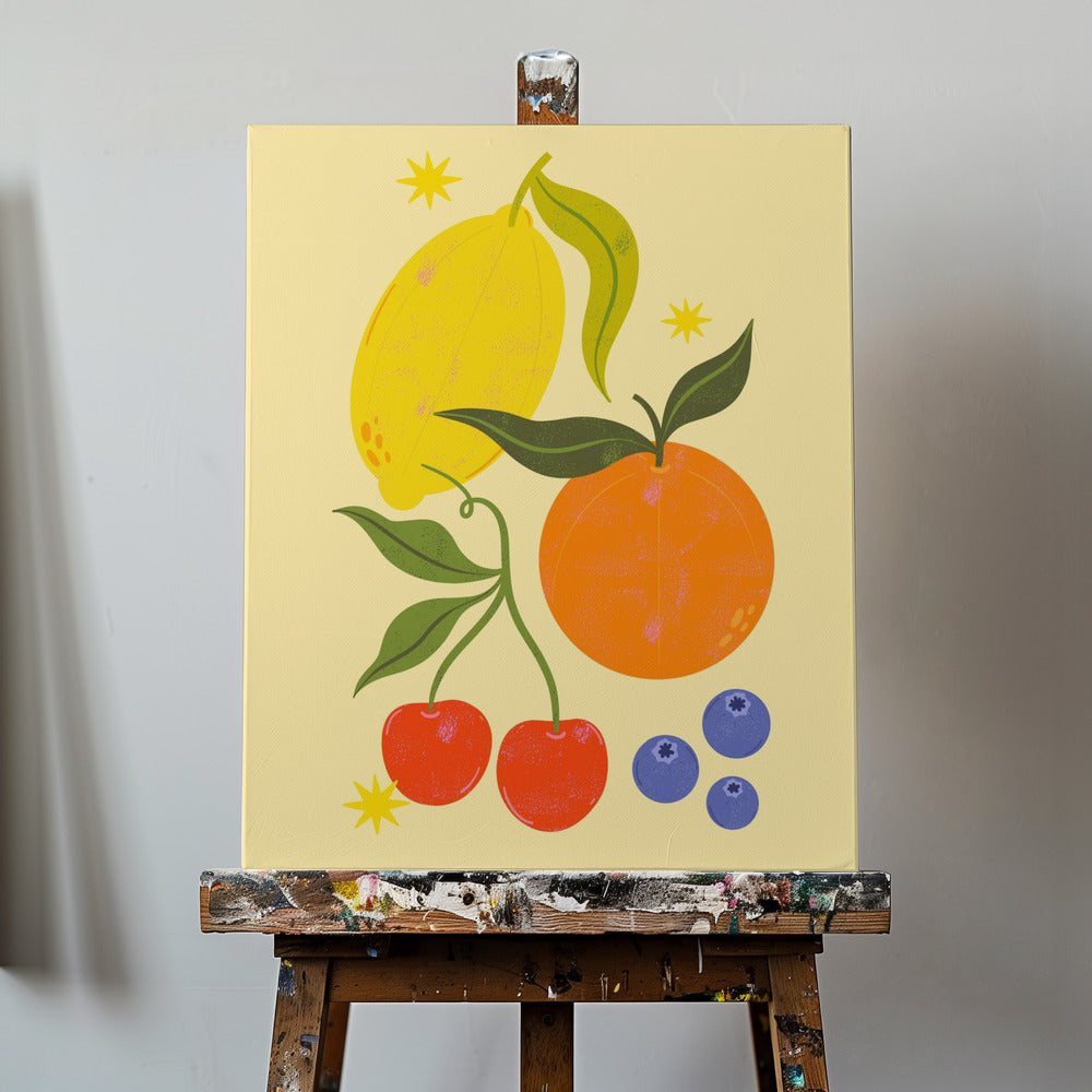 Fruchtmischung | Leinwand