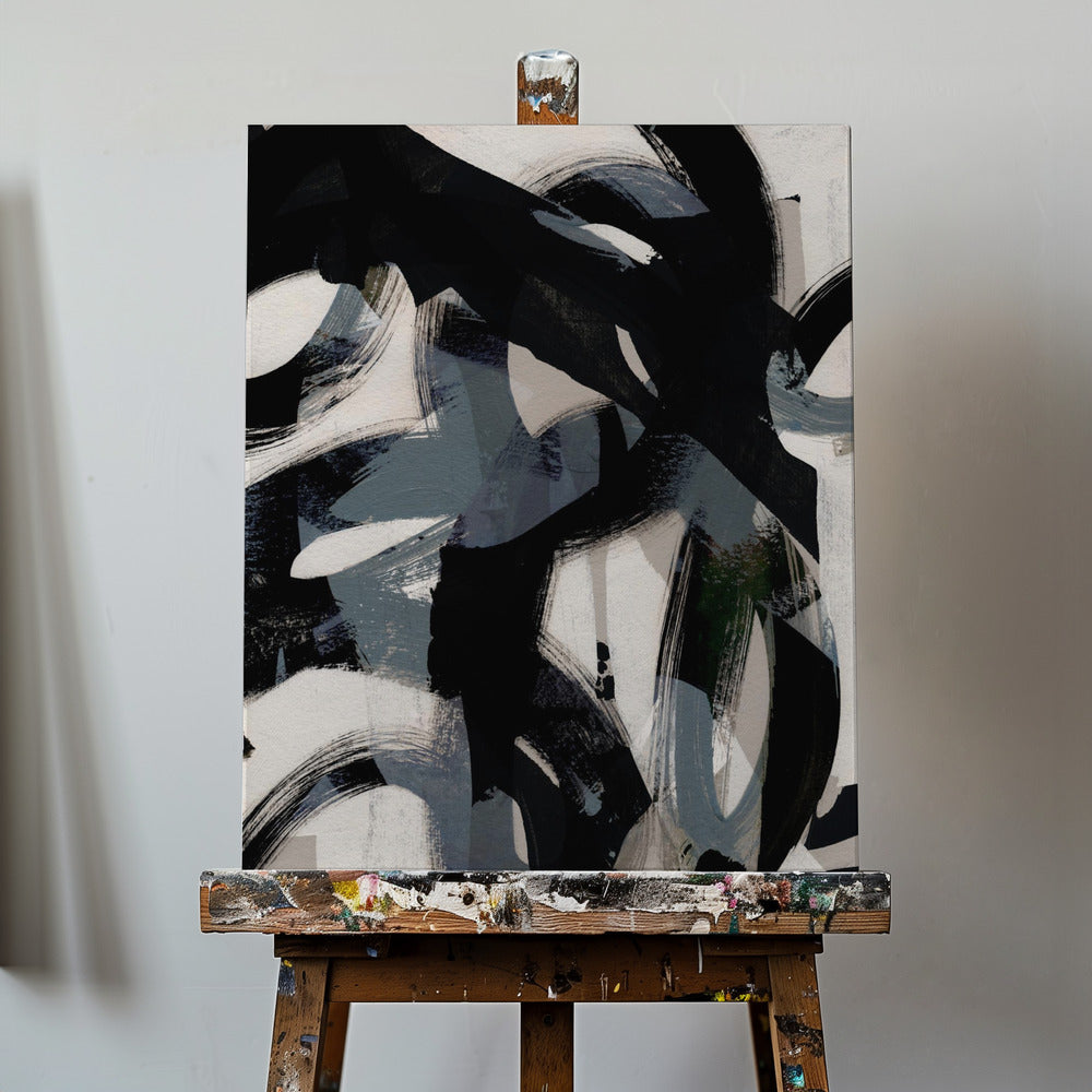 Abstract Brush Strokes 152 | Canvas