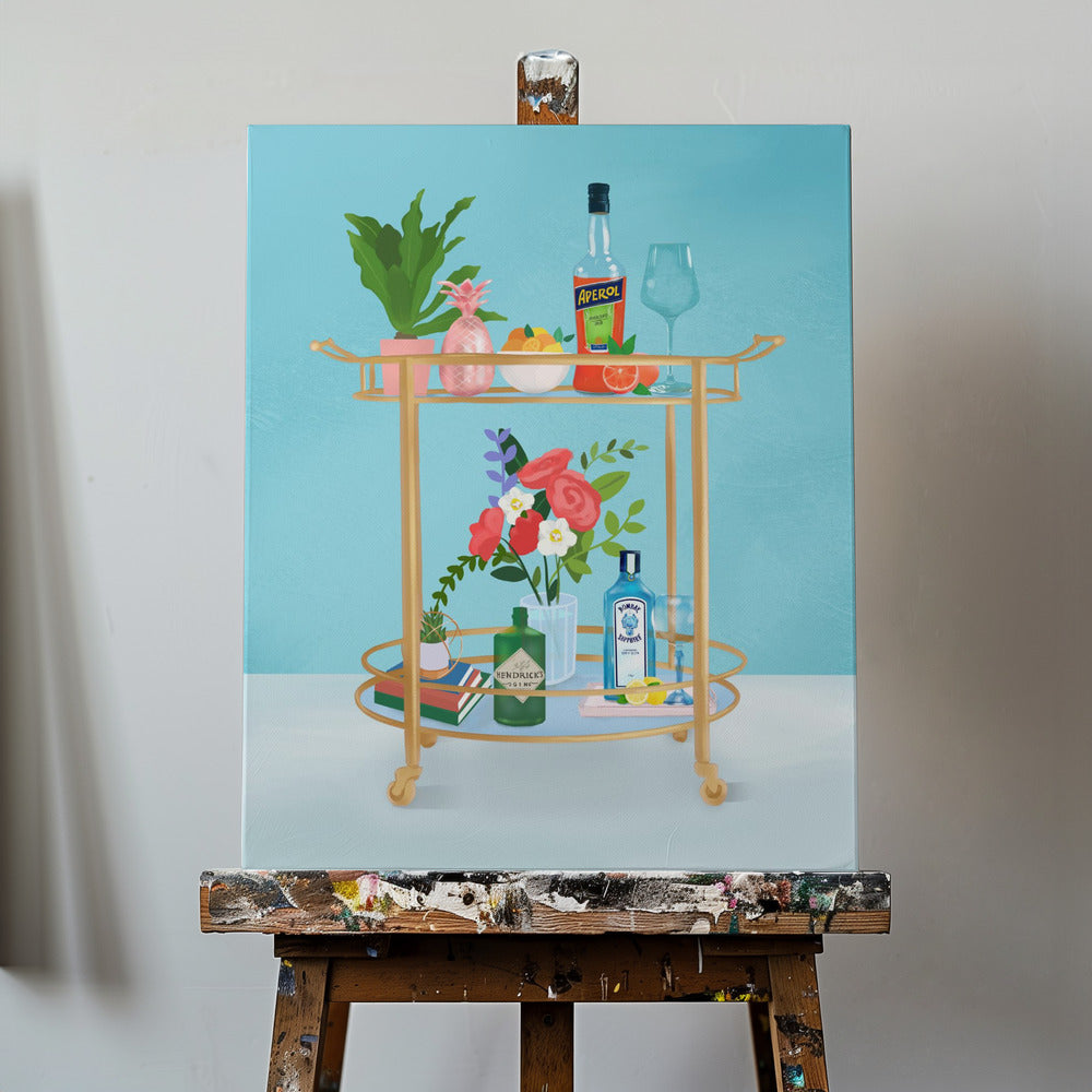 Carrito de bar | Impresiones en Lienzo