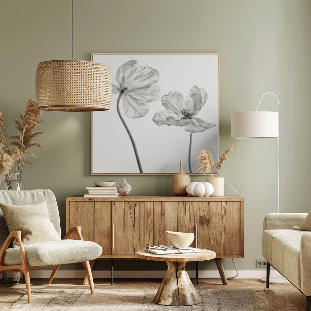 Samma tulpan: fram- och baksida | Canvas