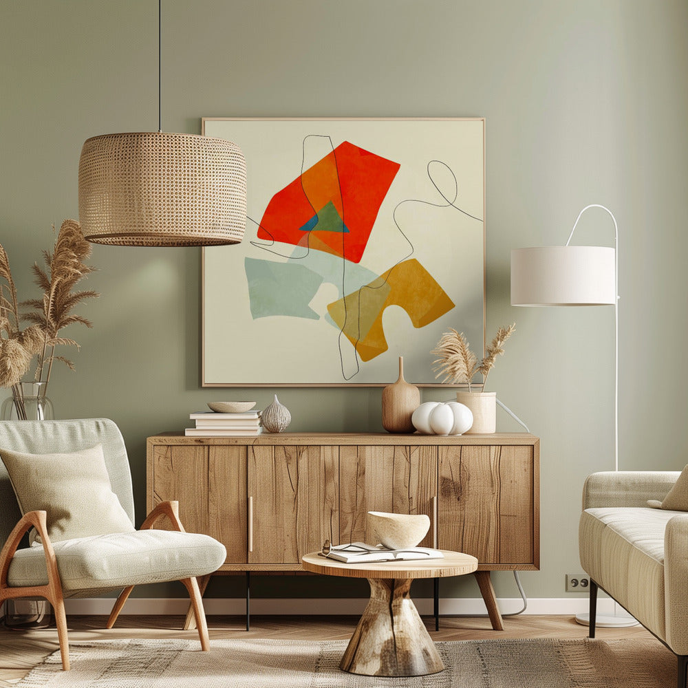 Formen&amp;Linien4 | Leinwand