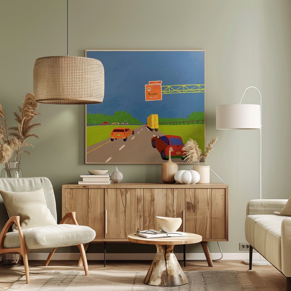 On the Way to Orlando | Canvas