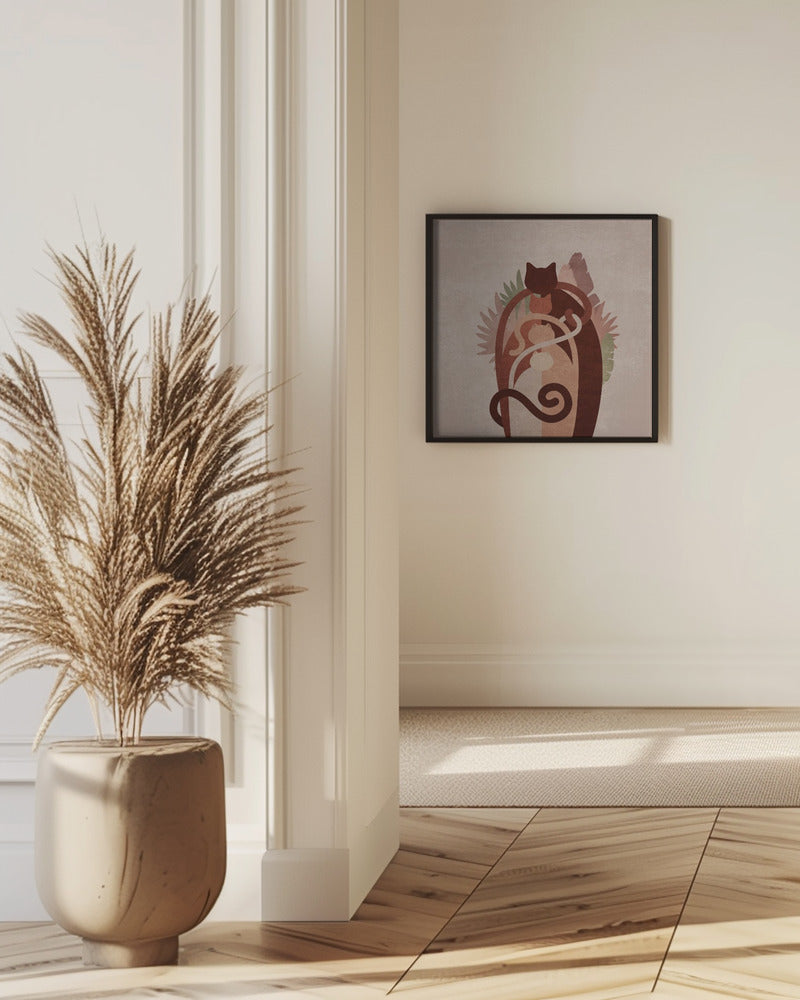 Katzengang Boho Kopie | Poster