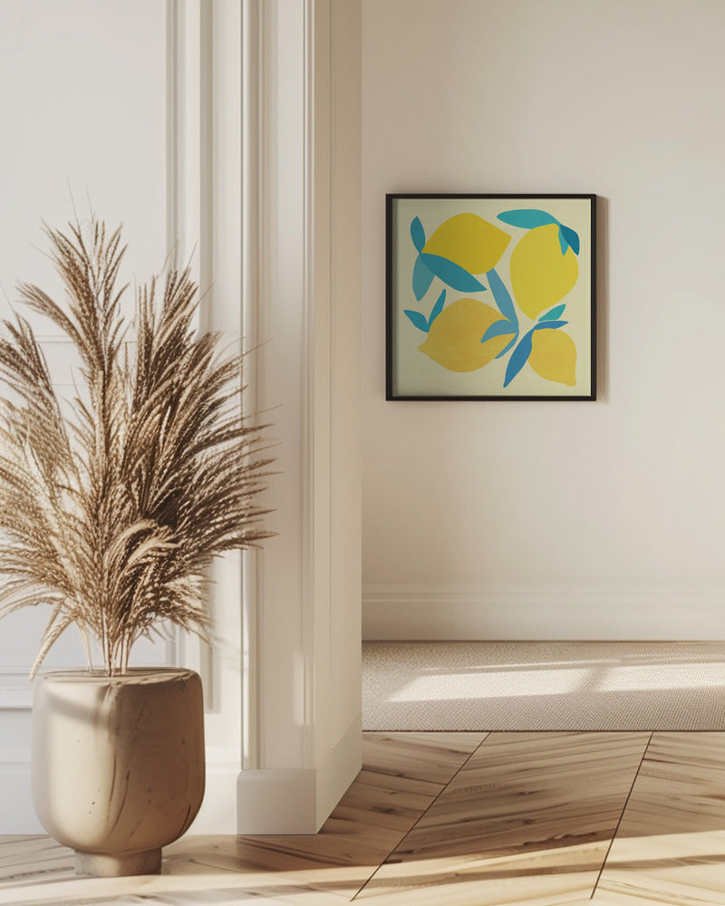 Lemon Shapes 2 | Poster