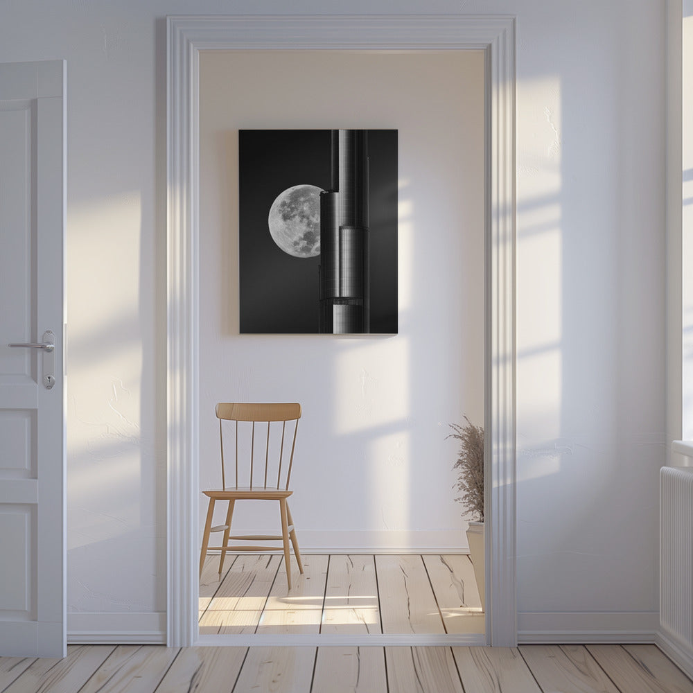 Super moon Burjkhalifa | Canvas