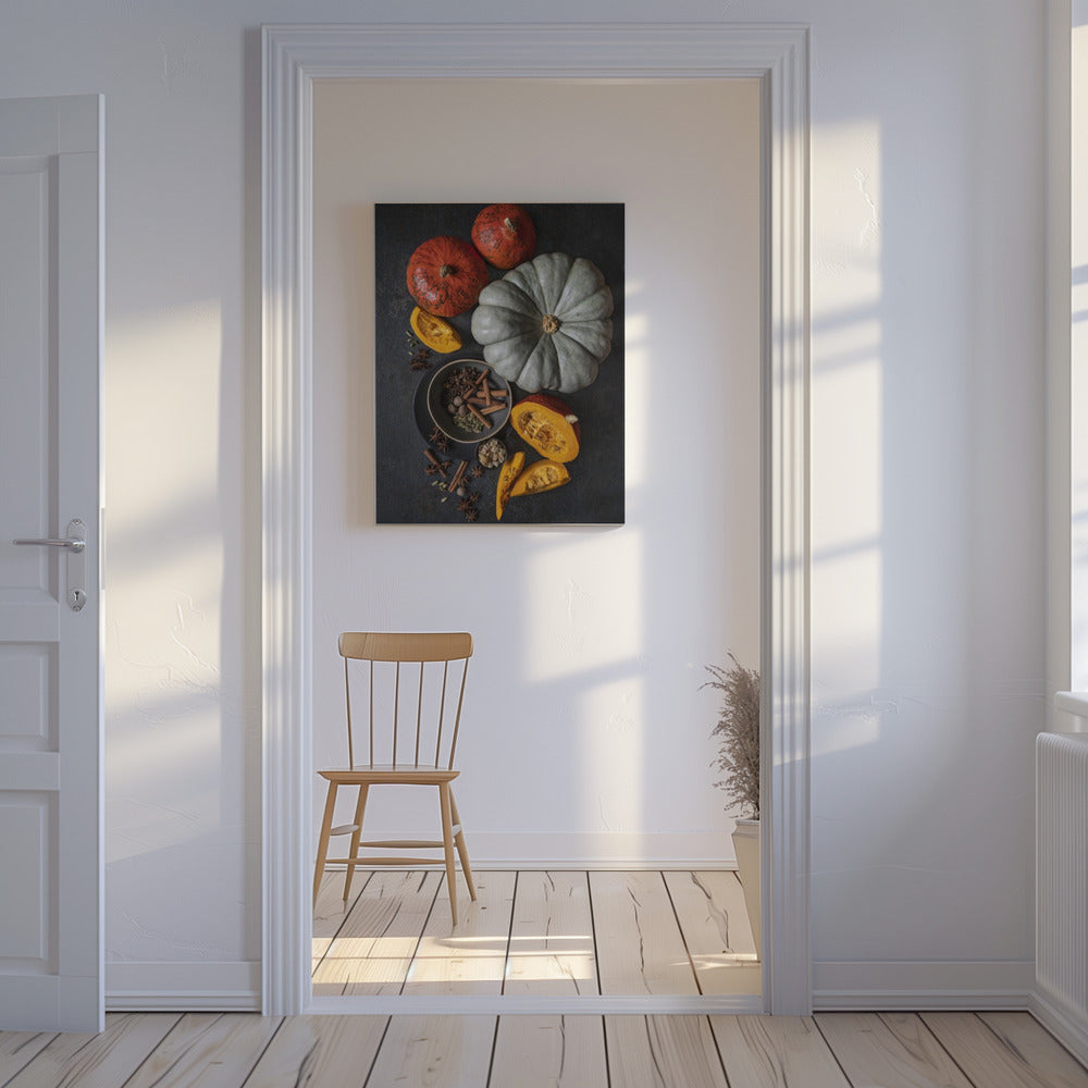 L'automne sur la table | Tableaux sur Toile